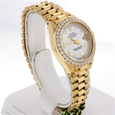 rolex datejust automatic full gold with diamond|rolex datejust diamond bezel aftermarket.